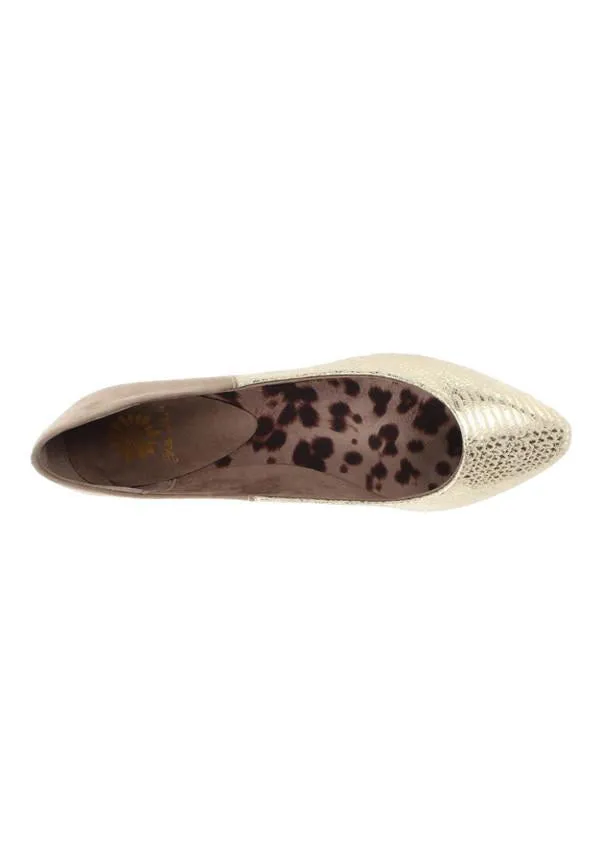 Sunrise Metallic Ballet Flats
