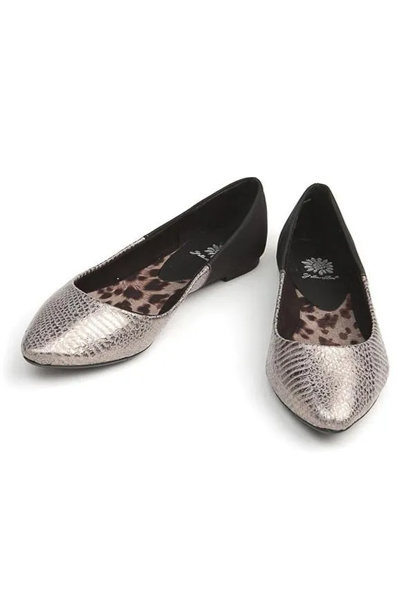 Sunrise Metallic Ballet Flats