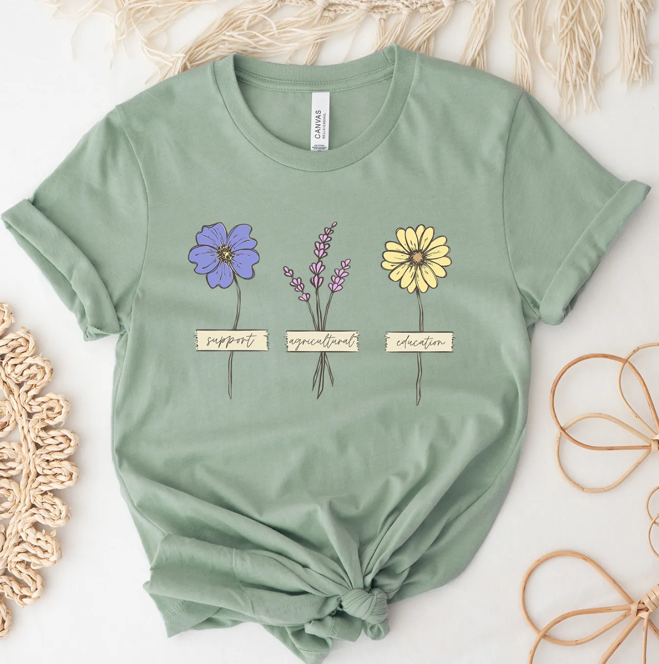 Support Agricultural Education Stems – Bella Canvas T-Shirt
