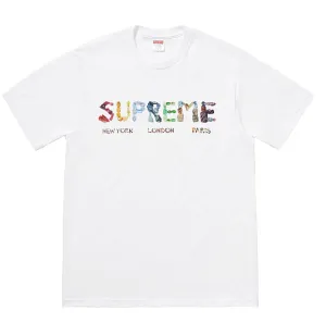 Supreme Rocks Tee White