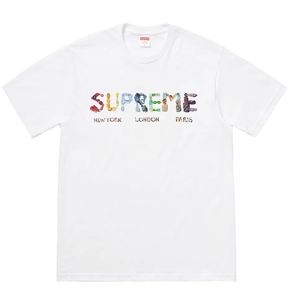 Supreme Rocks Tee White