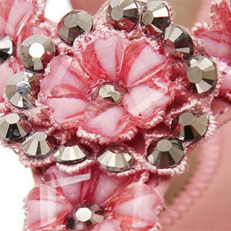 Sweet Womens Flowers Flat Sandals