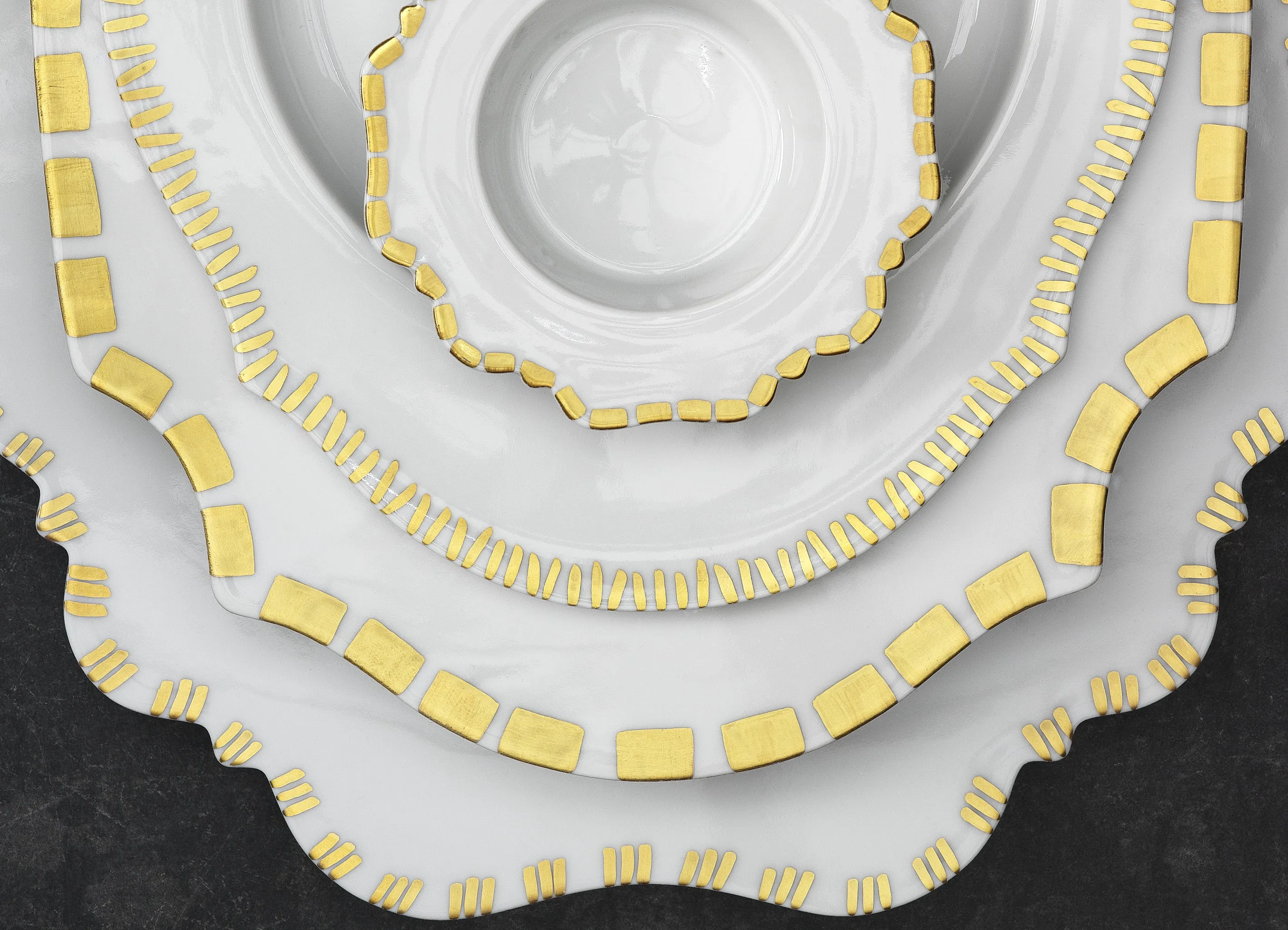 Taste Gold Dinner Plate IIII