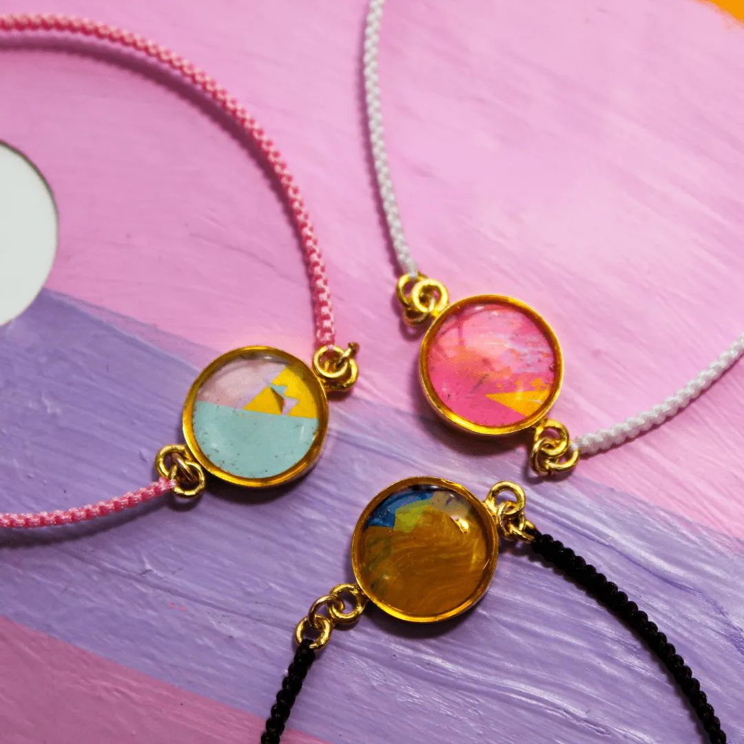 Taylor Bracelet | Gold | Light Pink