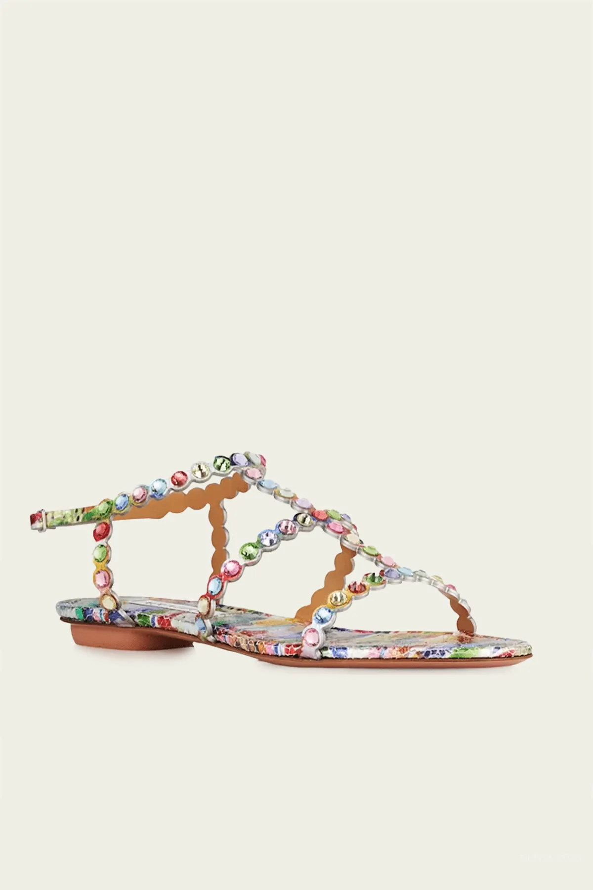 Tequila Sandal Flat in Rainbow