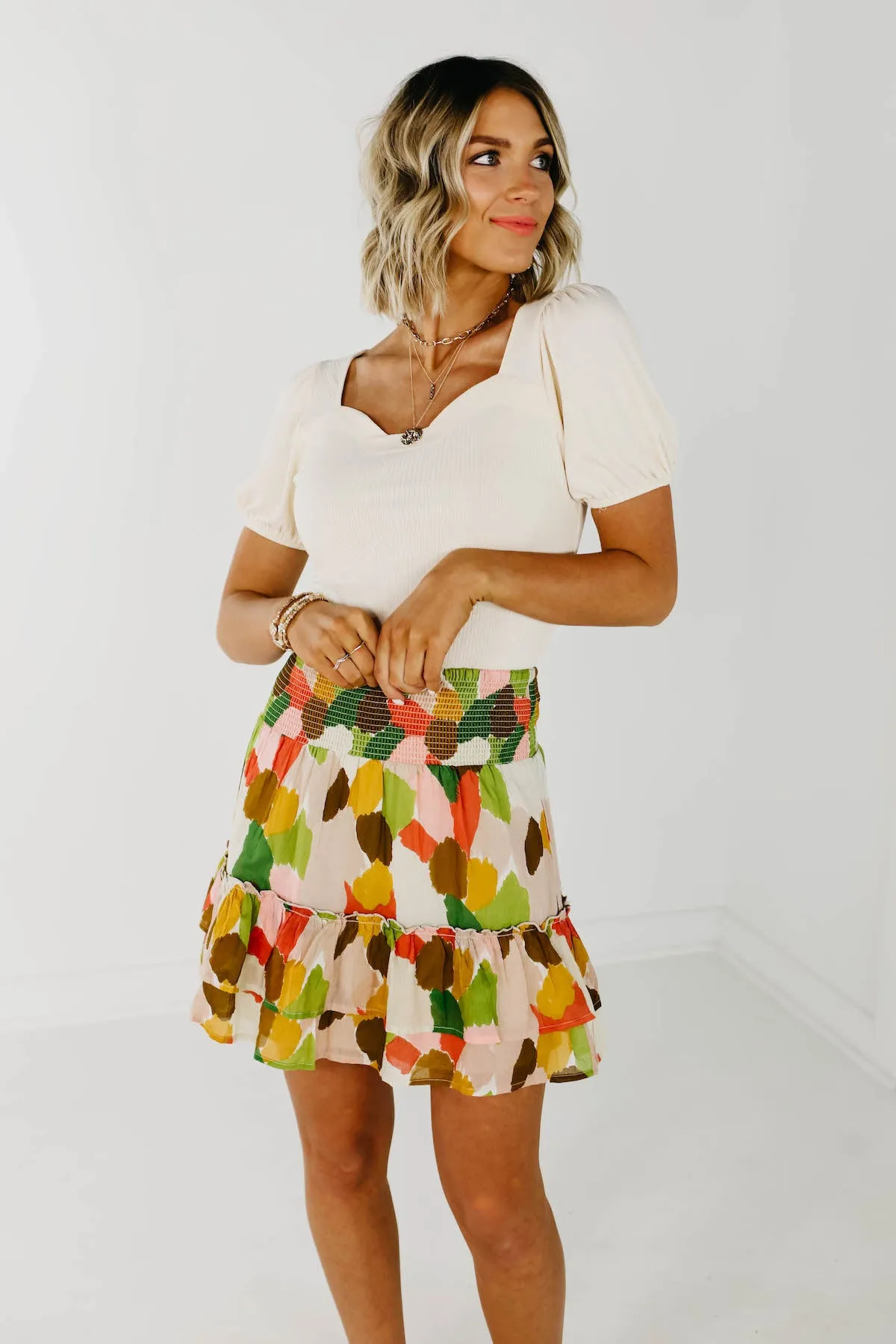 The Hannah Ruffle Skirt