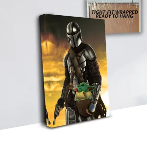 The Mandalorian & Grogu - Canvas