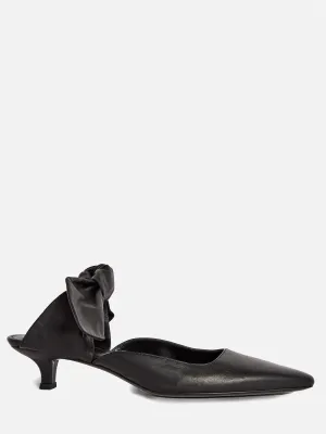 THE ROW COCO LEATHER MULES