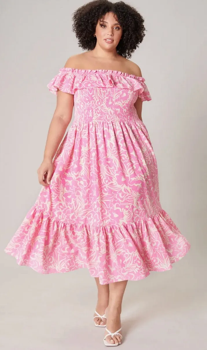 The Samantha: Floral Midi Dress