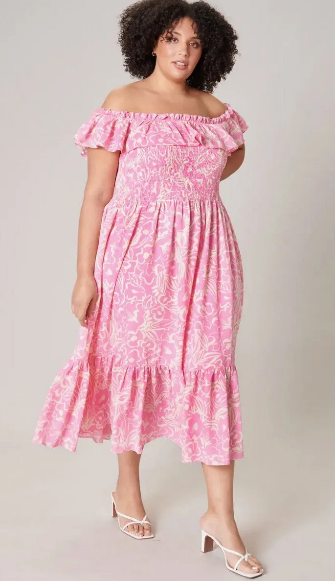 The Samantha: Floral Midi Dress