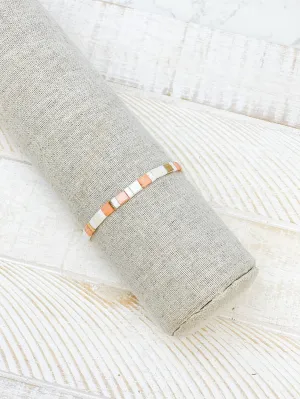 Tilu Stretch Bracelet - Peach