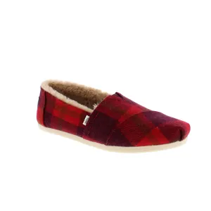 Toms Alpargata - Red Plaid
