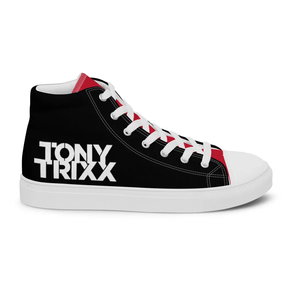 Tony Trixx Chicago Women’s high top canvas shoes - Red