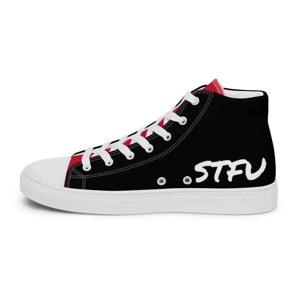 Tony Trixx Chicago Women’s high top canvas shoes - Red