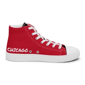 Tony Trixx Chicago Women’s high top canvas shoes - Red