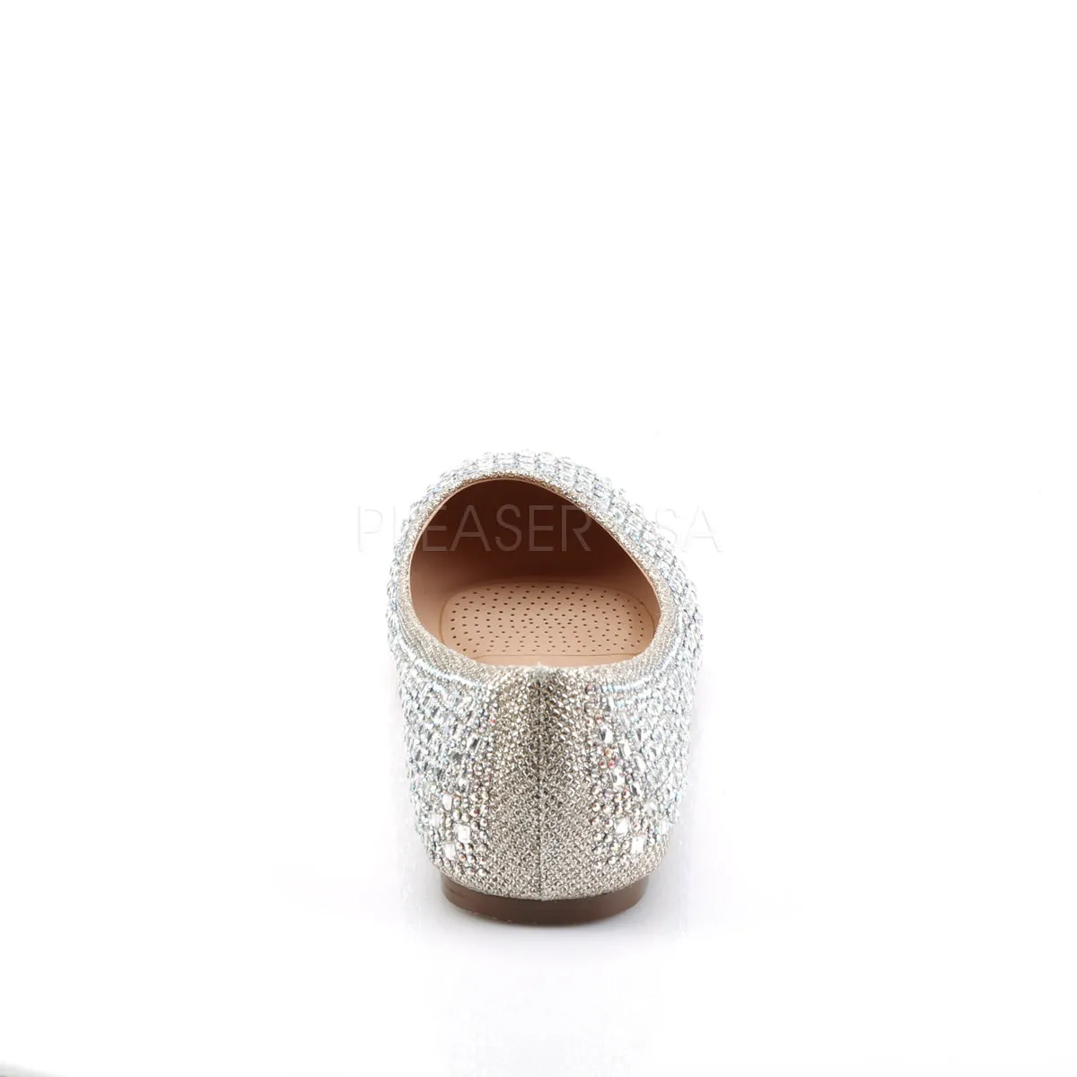 TREAT-06  Nude Glitter Mesh Fabric
