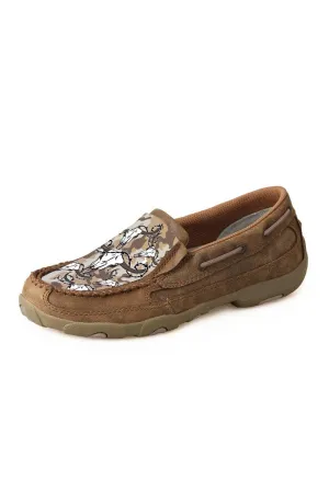 Twisted X Mocs Kids Barbed Stitch (TCYDMS004)