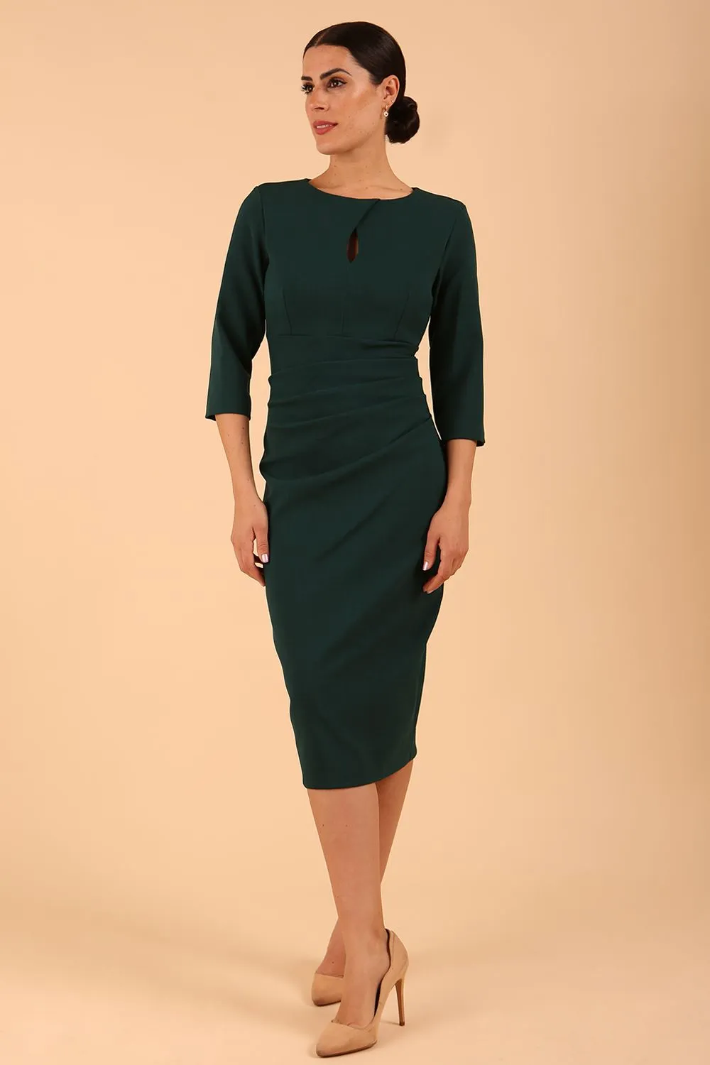Ubrique Keyhole Pencil Dress