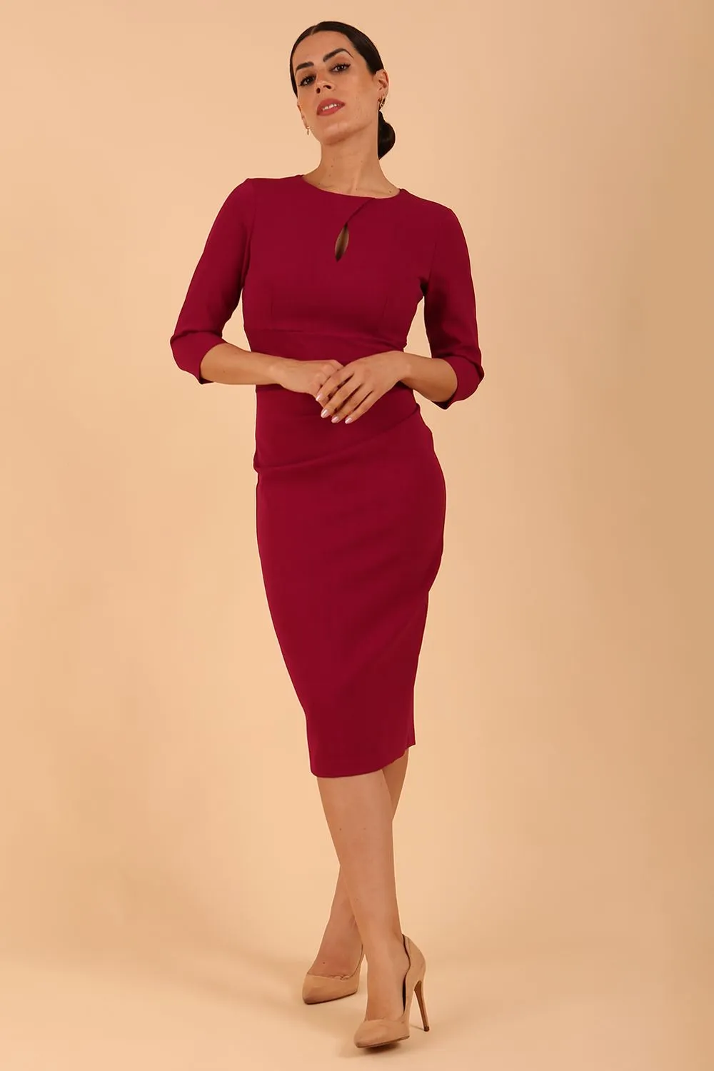 Ubrique Keyhole Pencil Dress