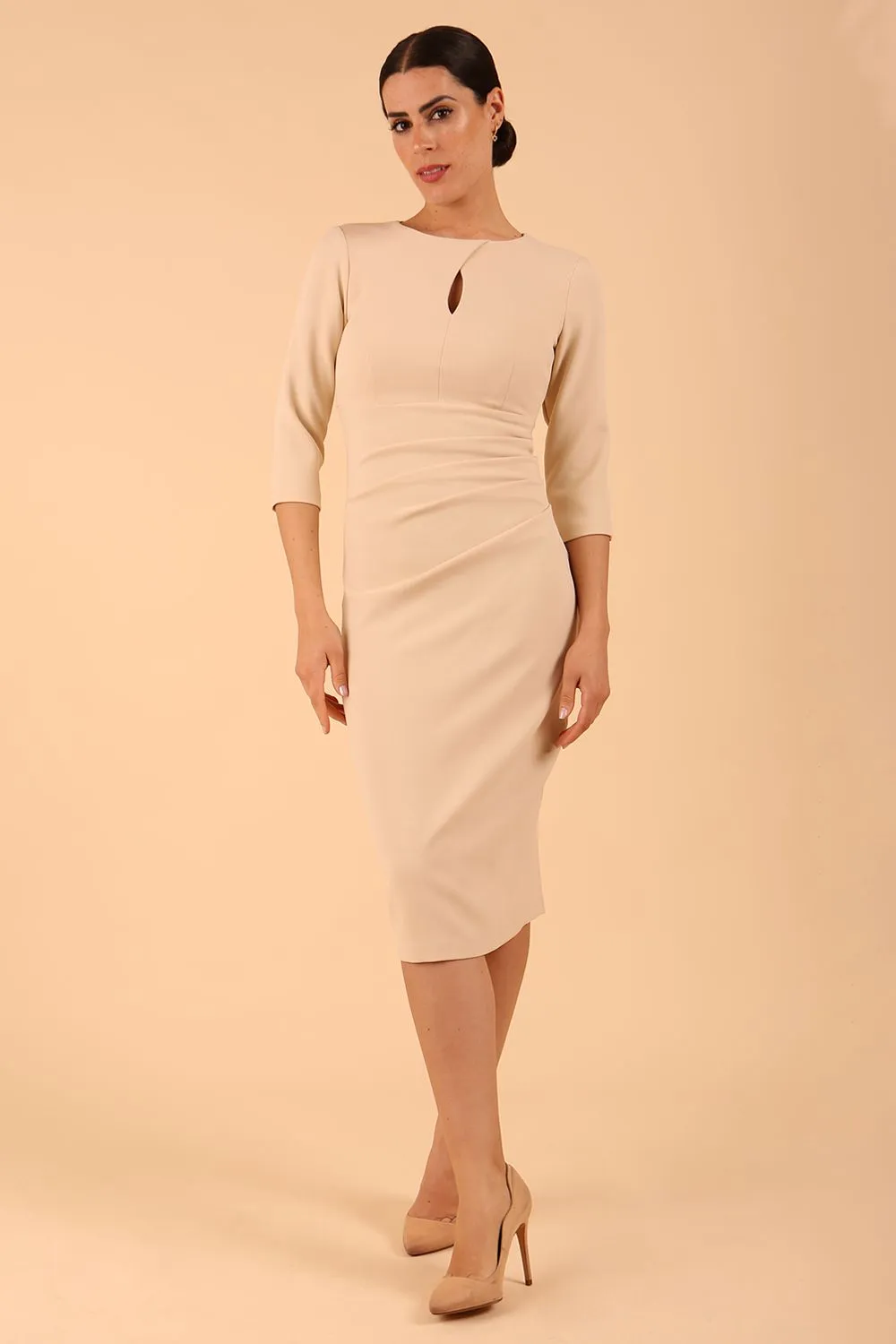 Ubrique Keyhole Pencil Dress