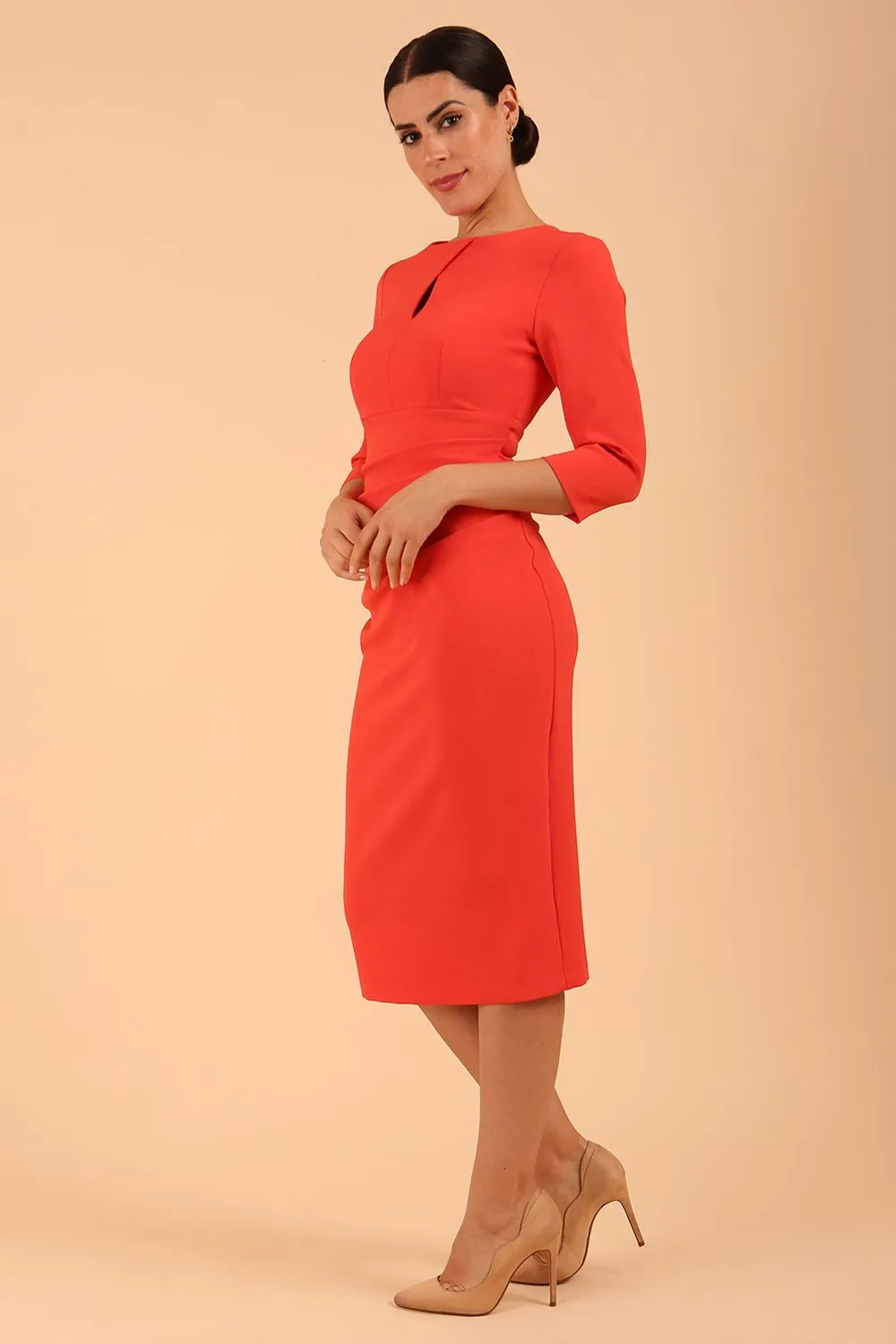 Ubrique Keyhole Pencil Dress