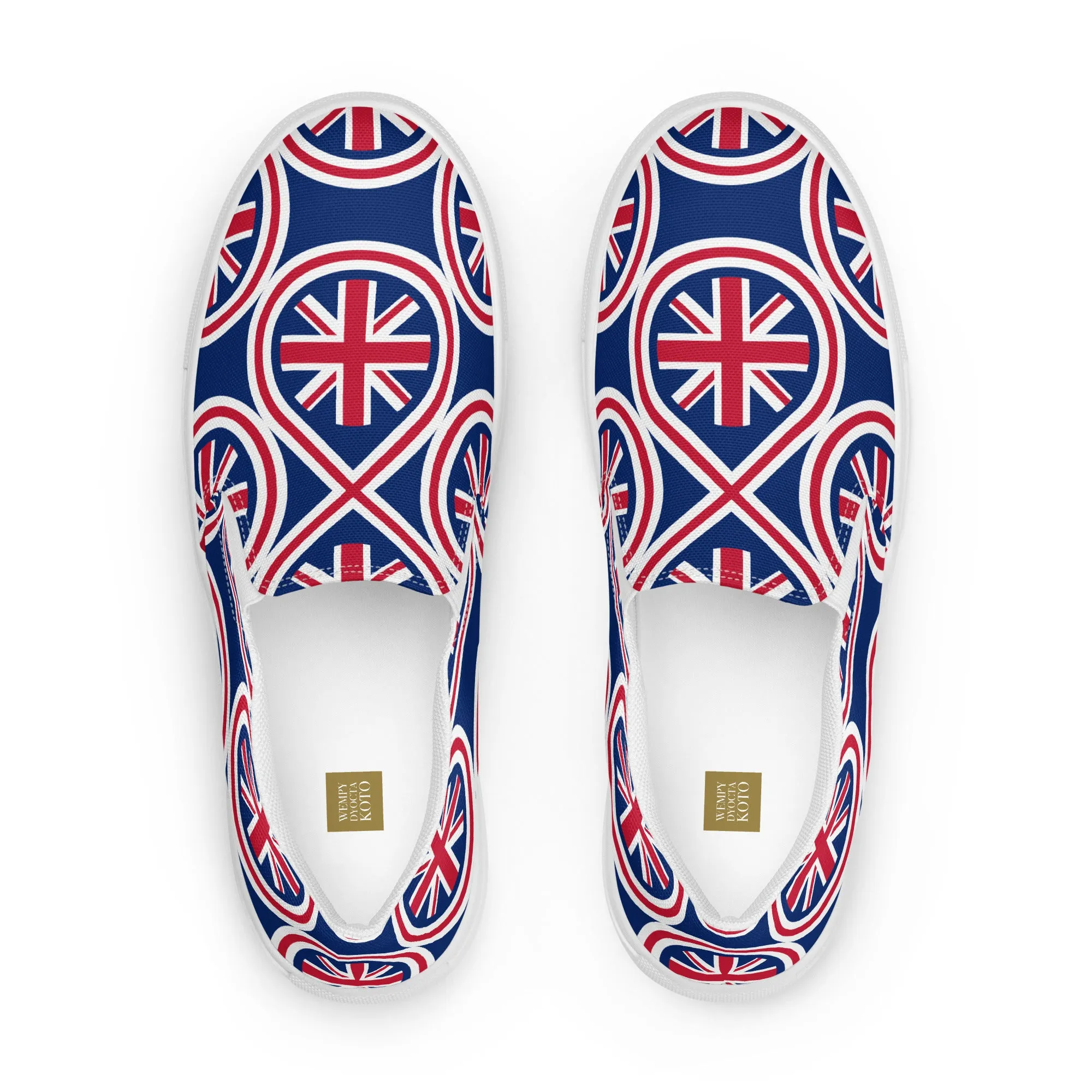 U.K - Sustainably Made Women’s slip-on canvas shoes