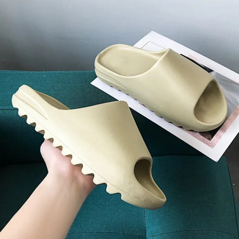 Unisex  Home Soft Slippers Thick Sole Non-slip Indoor Shoes