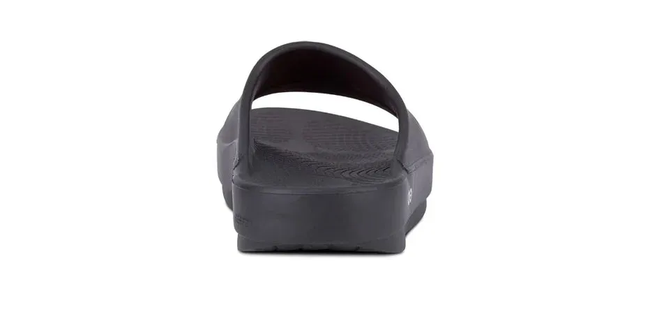 UNISEX OOFOS OOAHH SLIDE | BLACK