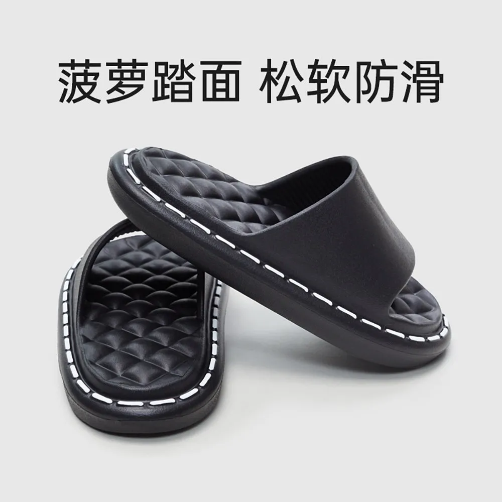 UTUNE Indoor Outdoor Slippers - Mysterious Black, Size 40-41