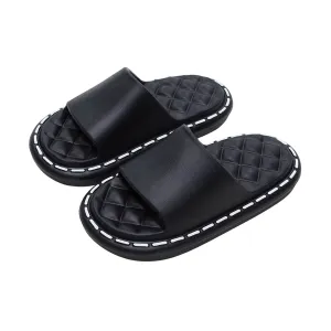 UTUNE Indoor Outdoor Slippers - Mysterious Black, Size 40-41