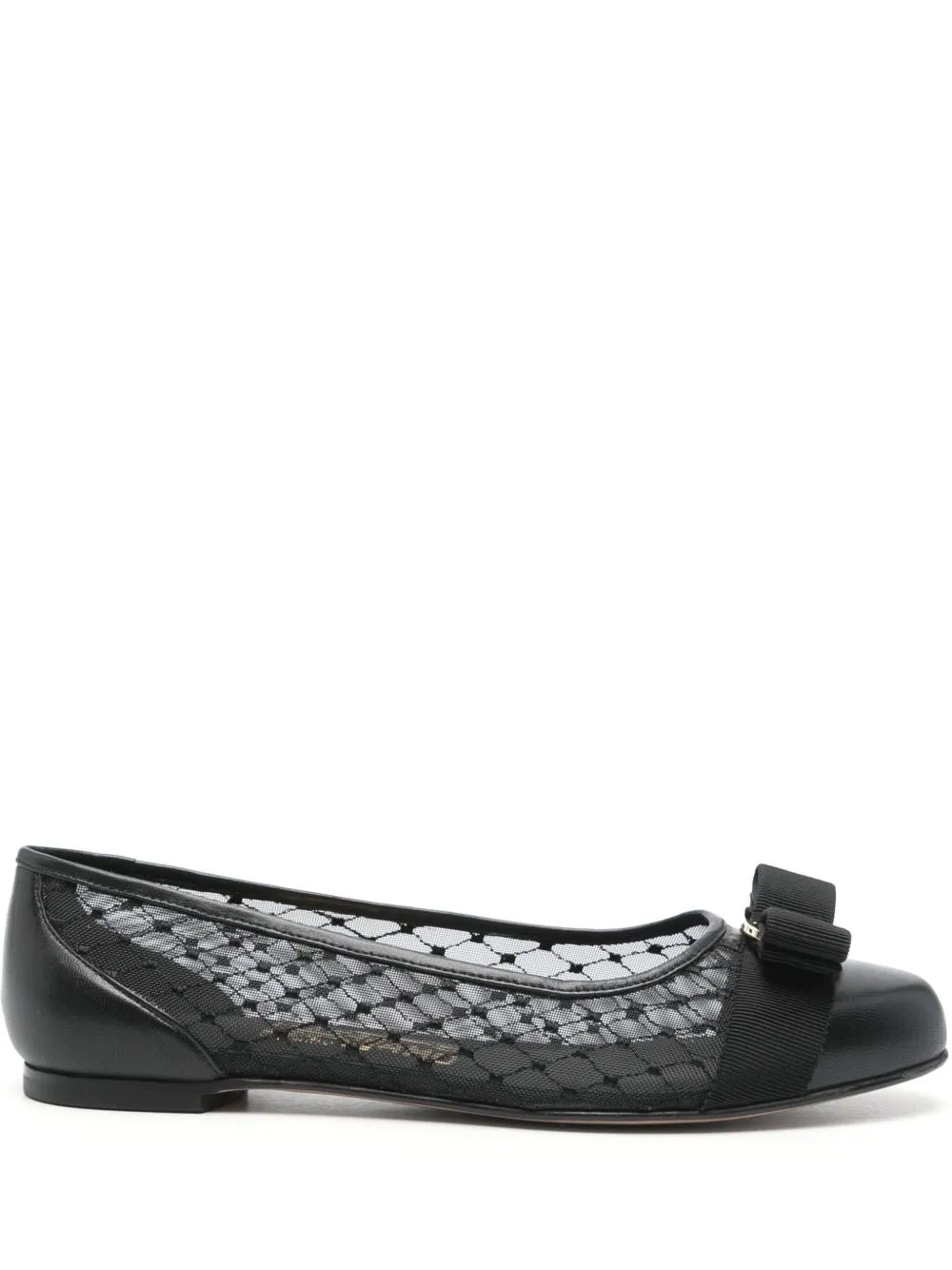 Varina mesh leather ballet flats
