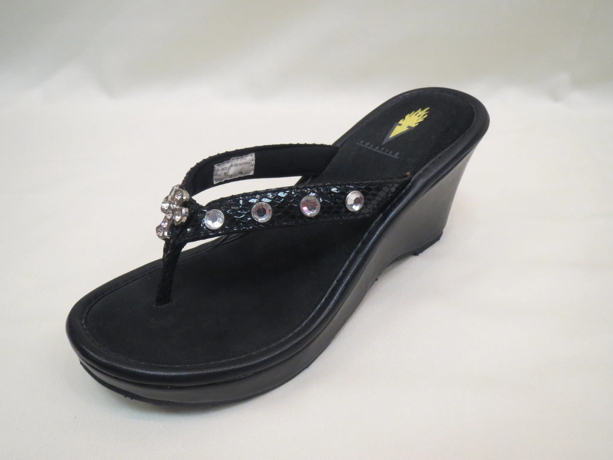 Very Volatile | Lopez Sandal Black