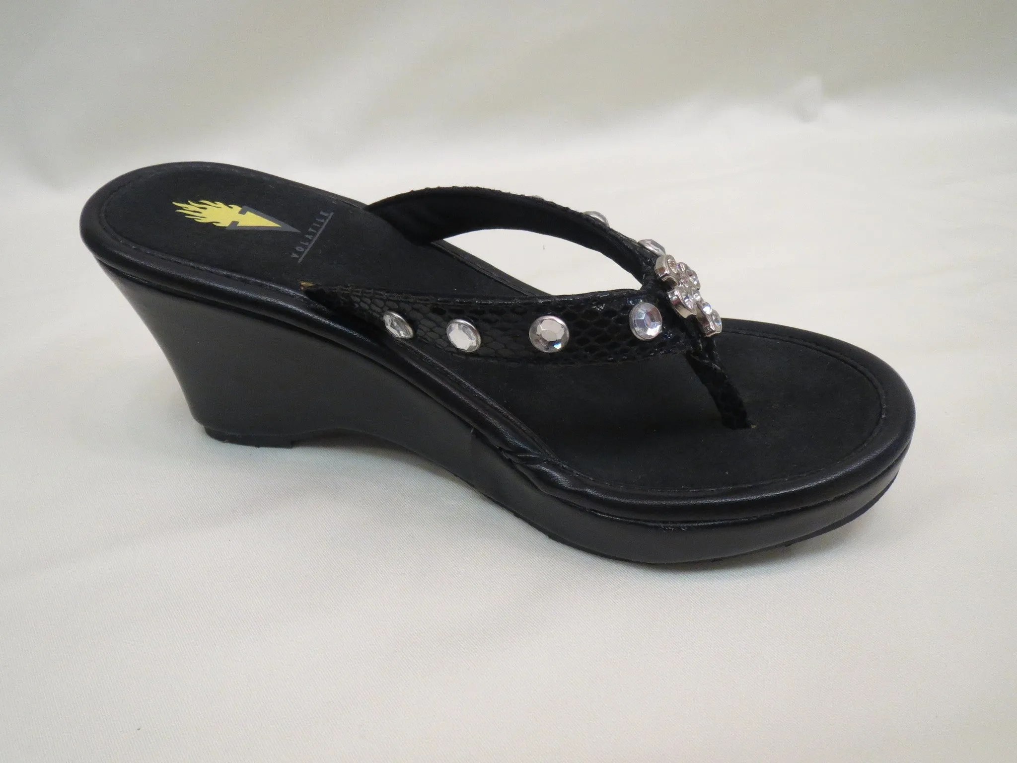 Very Volatile | Lopez Sandal Black