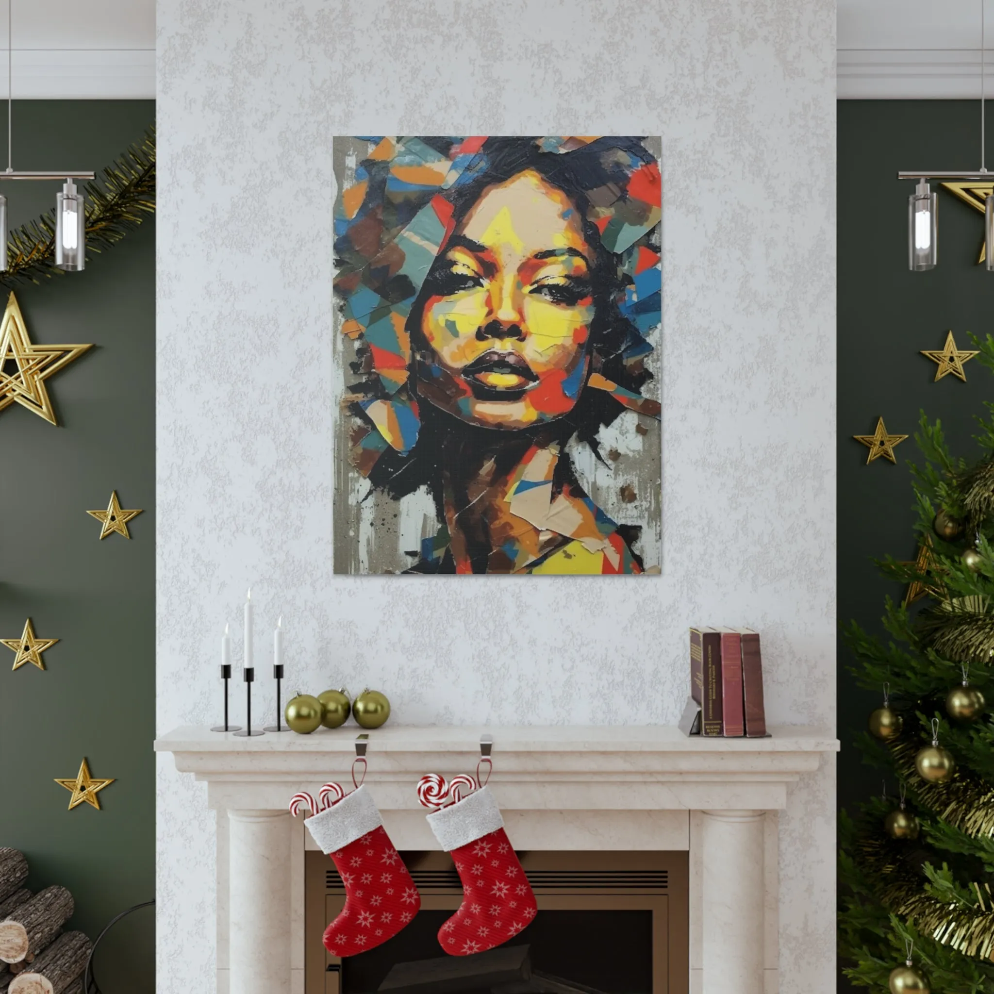 Vibrant Essence: An Abstract Celebration of Black Women