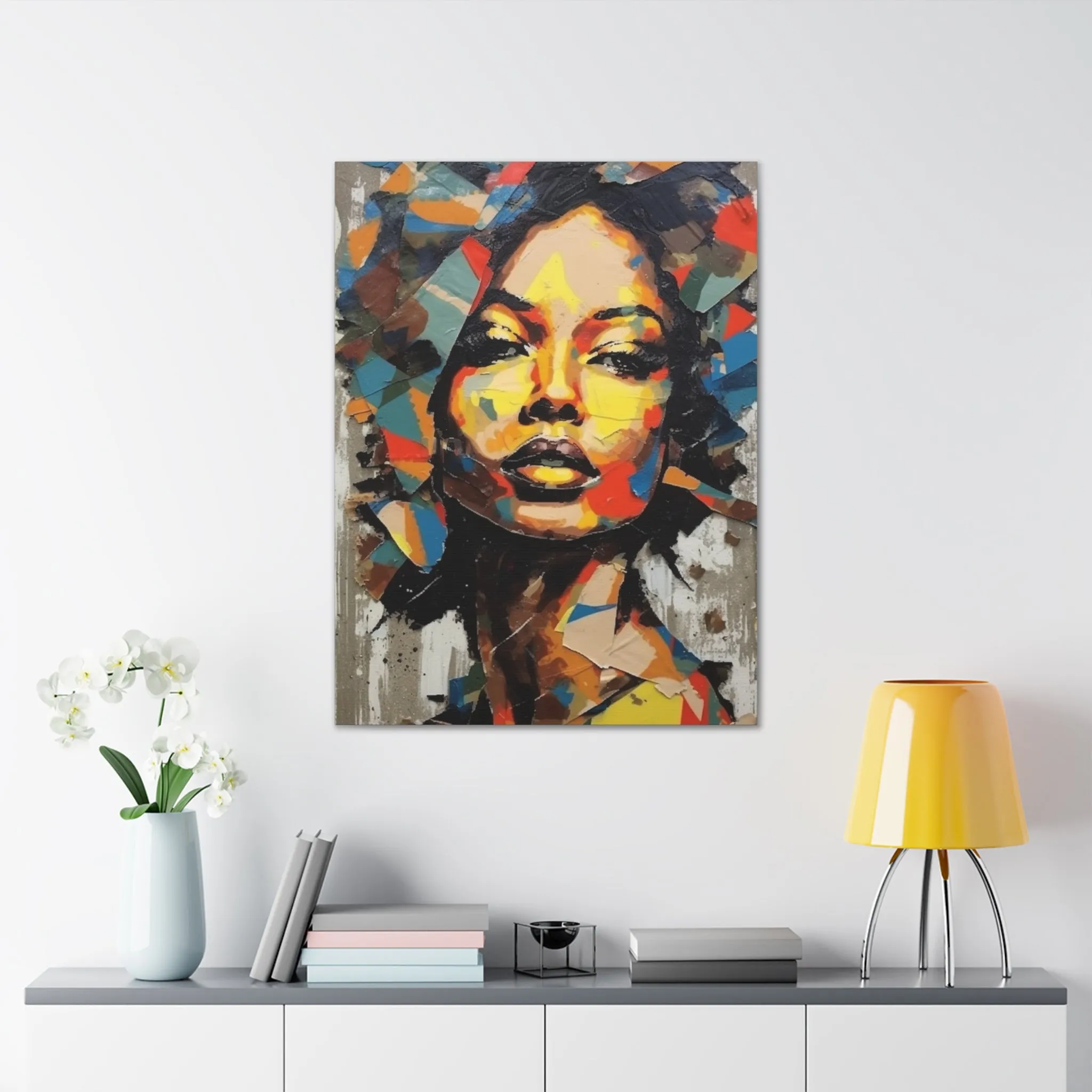 Vibrant Essence: An Abstract Celebration of Black Women