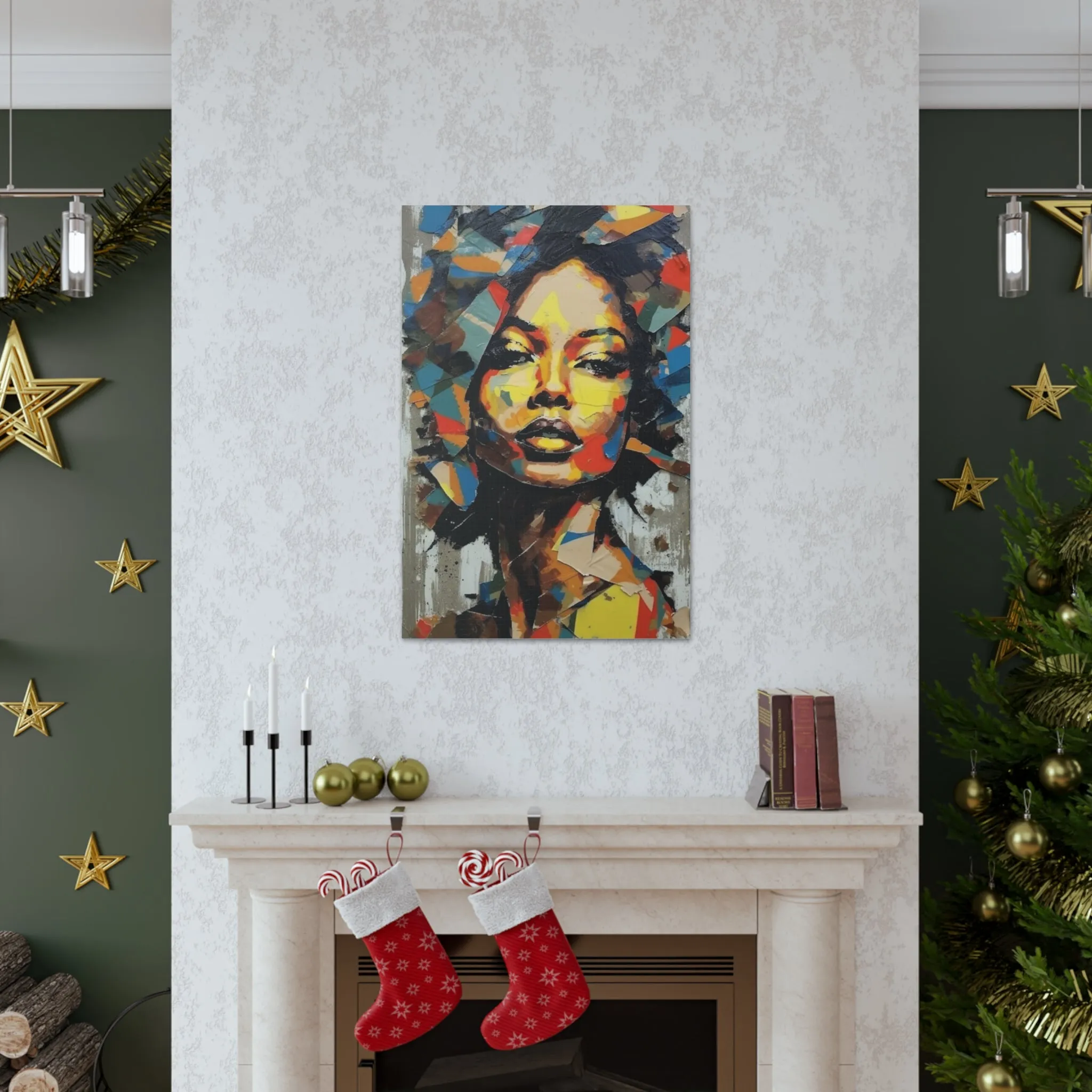 Vibrant Essence: An Abstract Celebration of Black Women