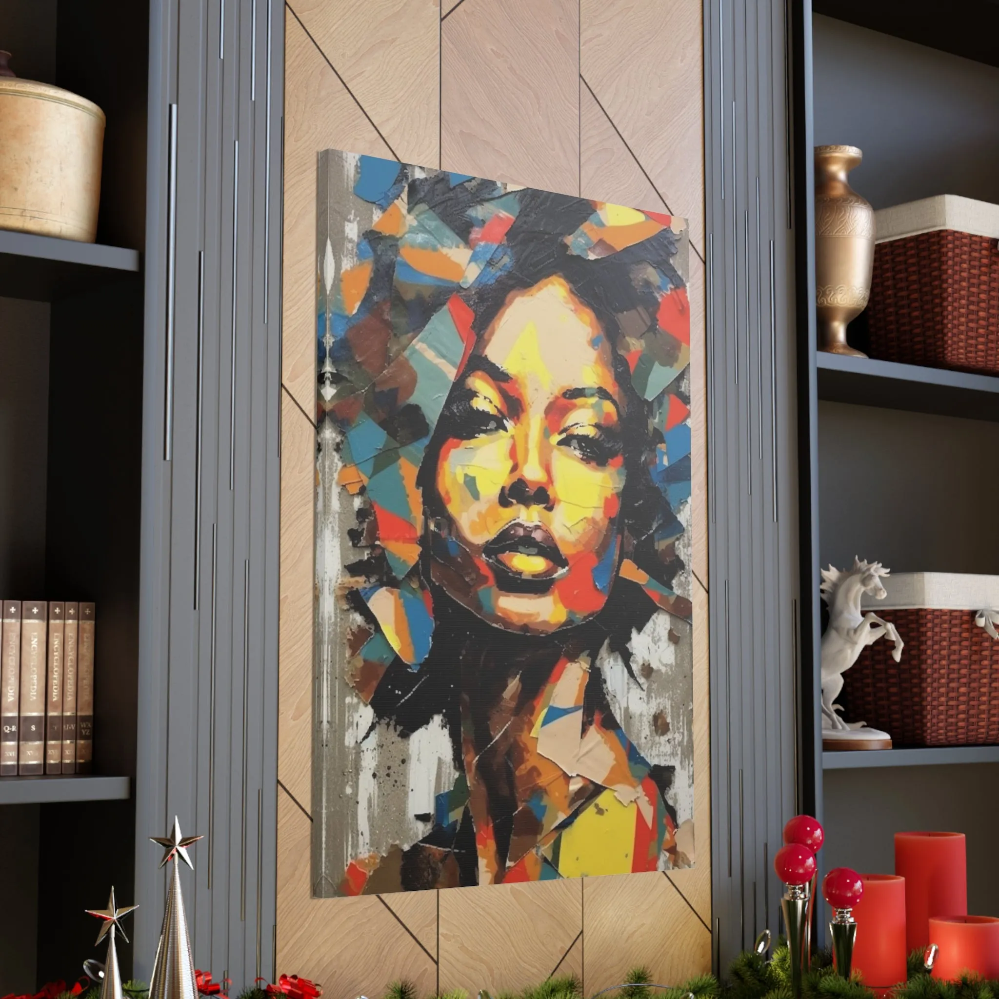 Vibrant Essence: An Abstract Celebration of Black Women
