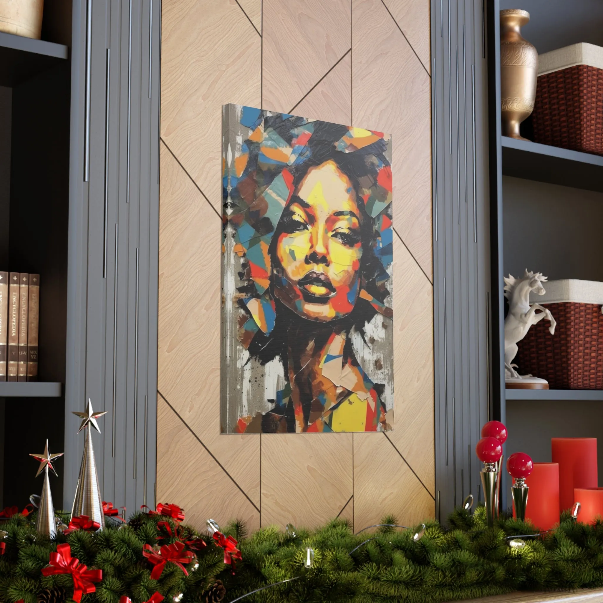 Vibrant Essence: An Abstract Celebration of Black Women