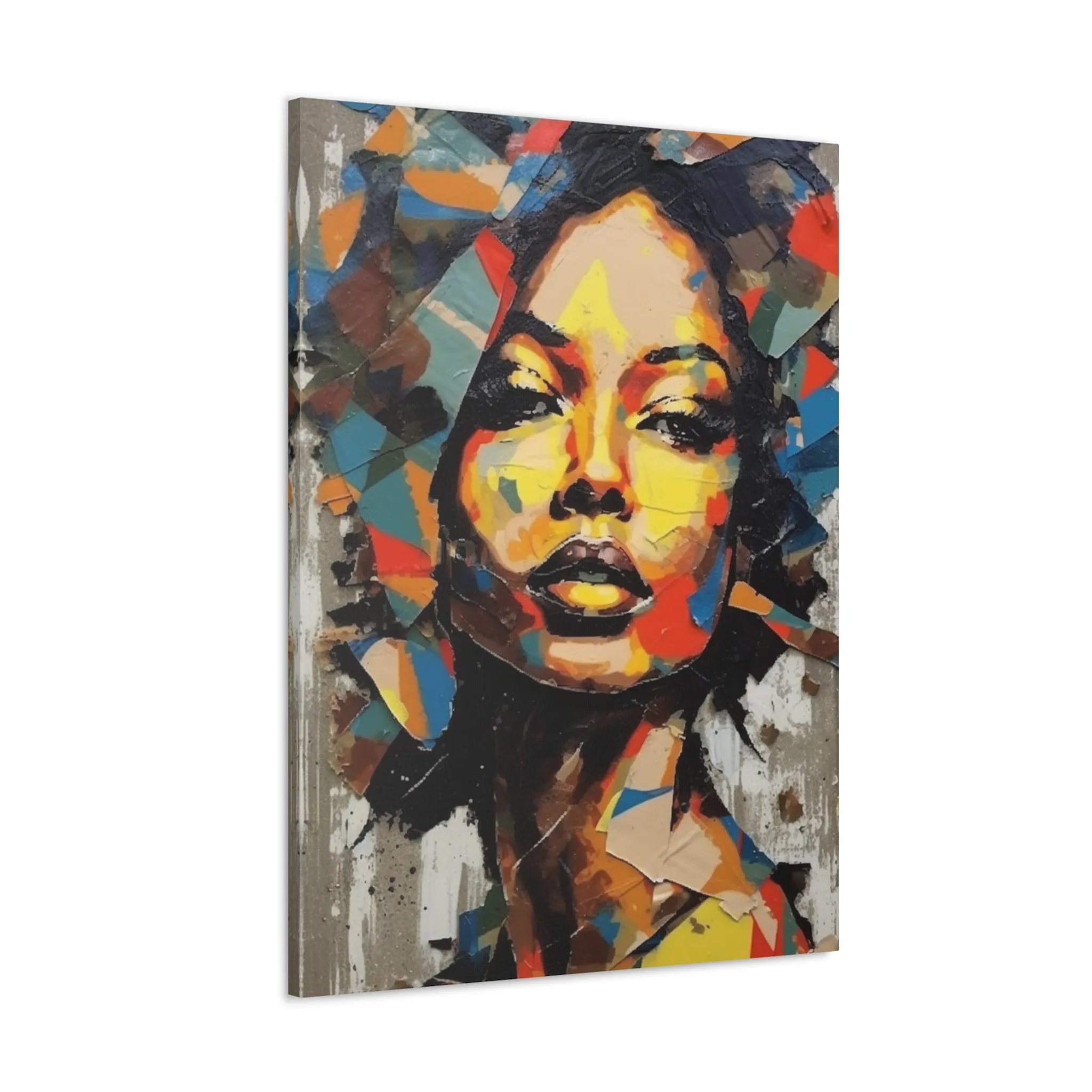 Vibrant Essence: An Abstract Celebration of Black Women