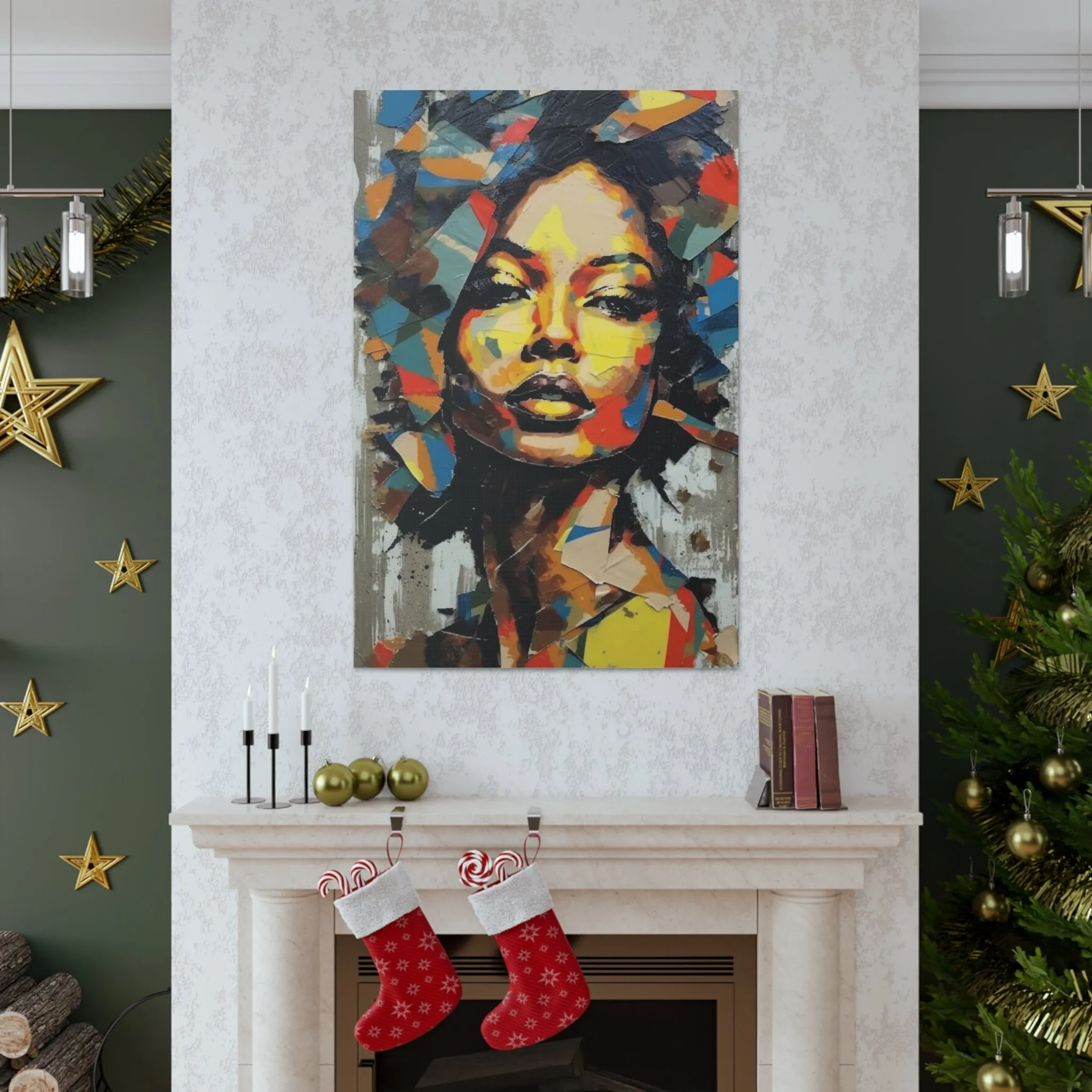 Vibrant Essence: An Abstract Celebration of Black Women