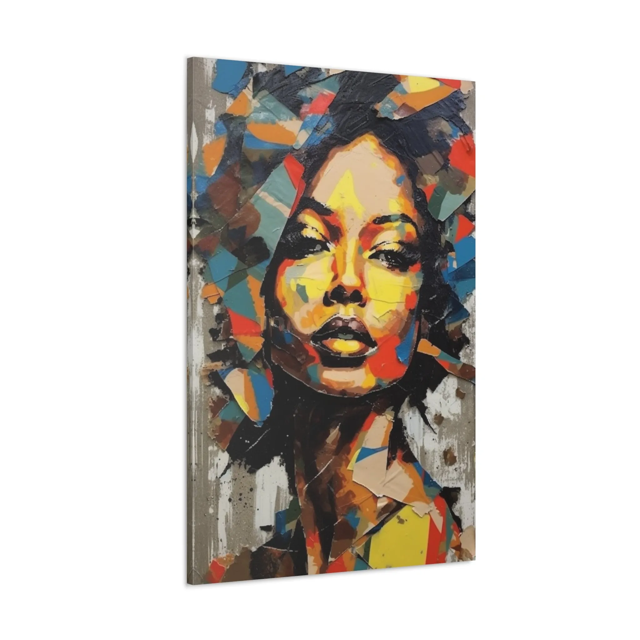 Vibrant Essence: An Abstract Celebration of Black Women