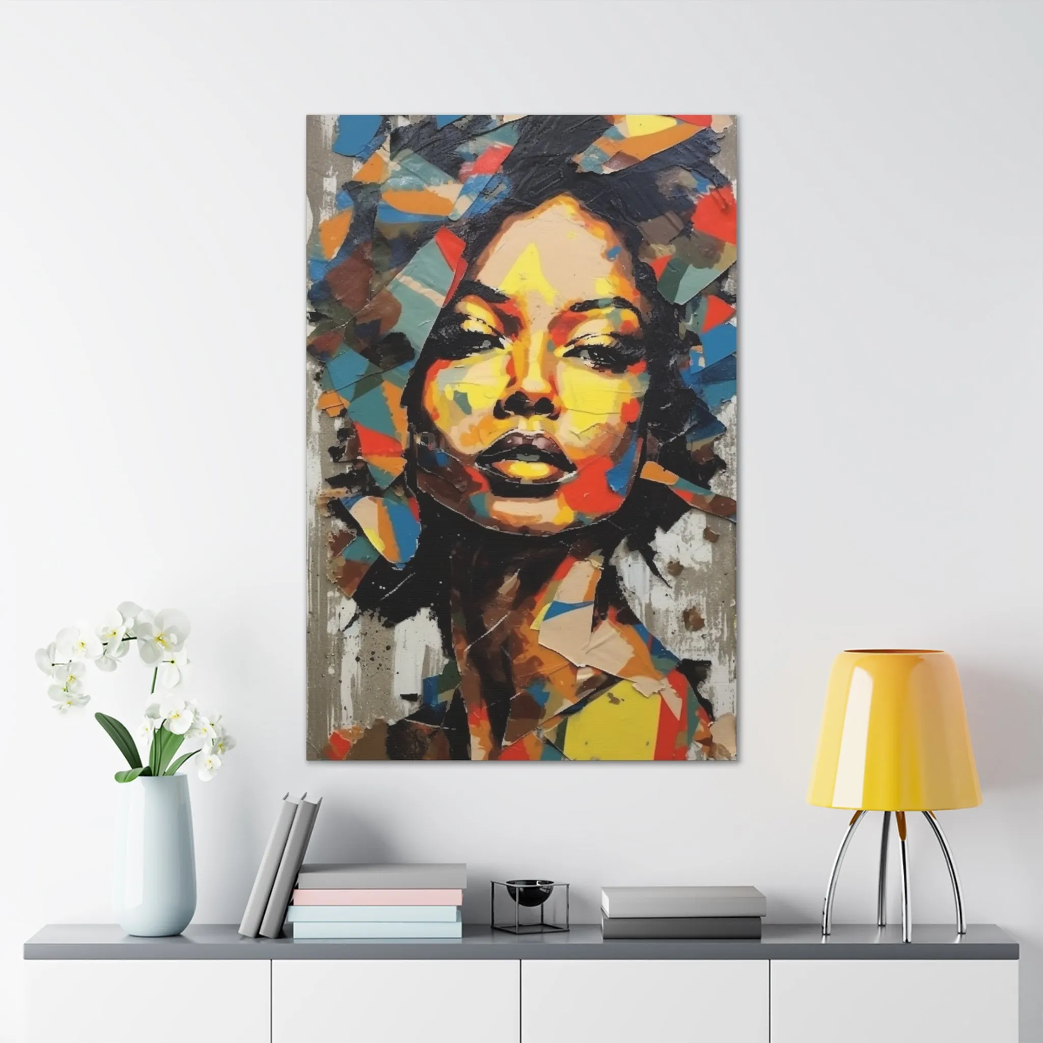 Vibrant Essence: An Abstract Celebration of Black Women