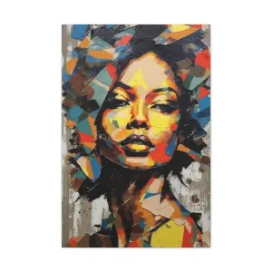 Vibrant Essence: An Abstract Celebration of Black Women