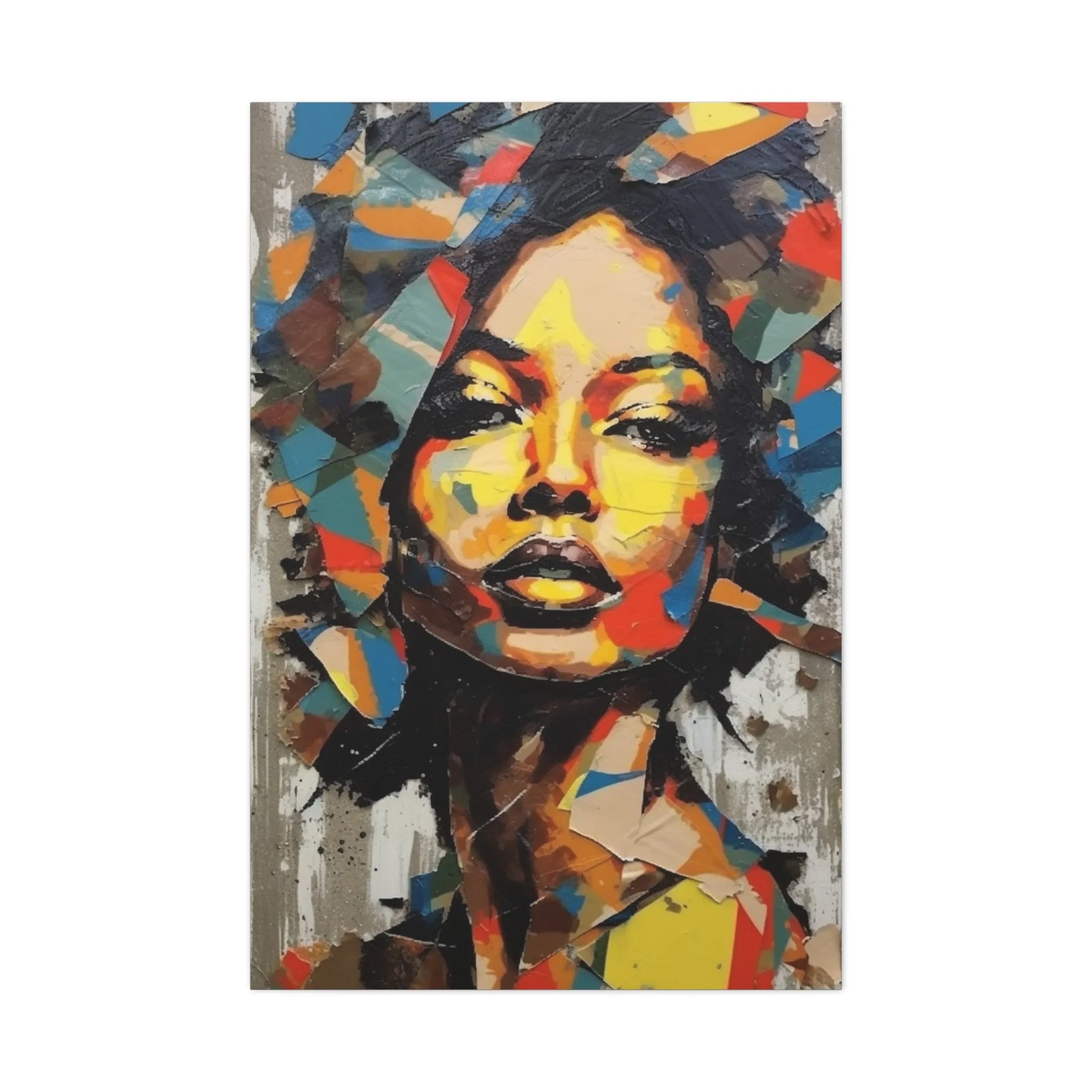 Vibrant Essence: An Abstract Celebration of Black Women