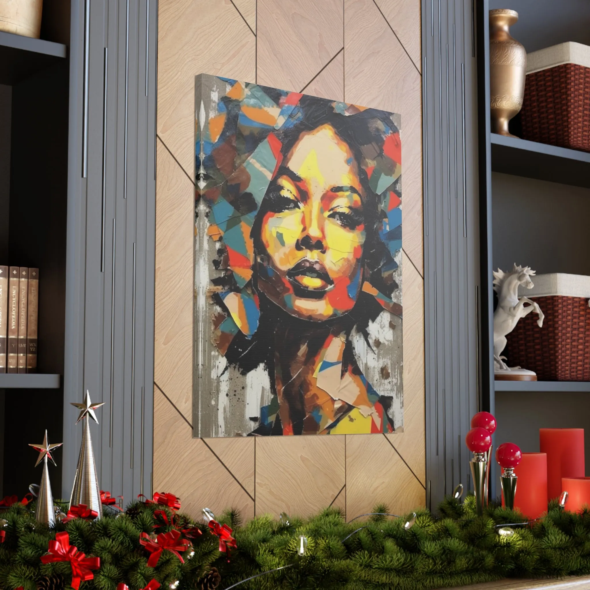 Vibrant Essence: An Abstract Celebration of Black Women