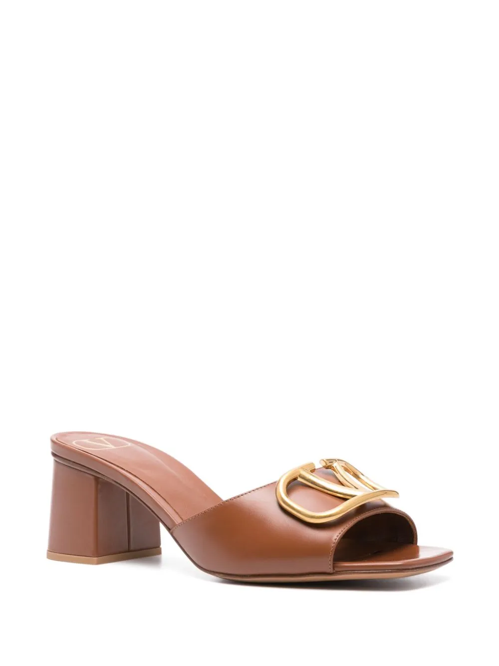 Vlogo signature leather mules