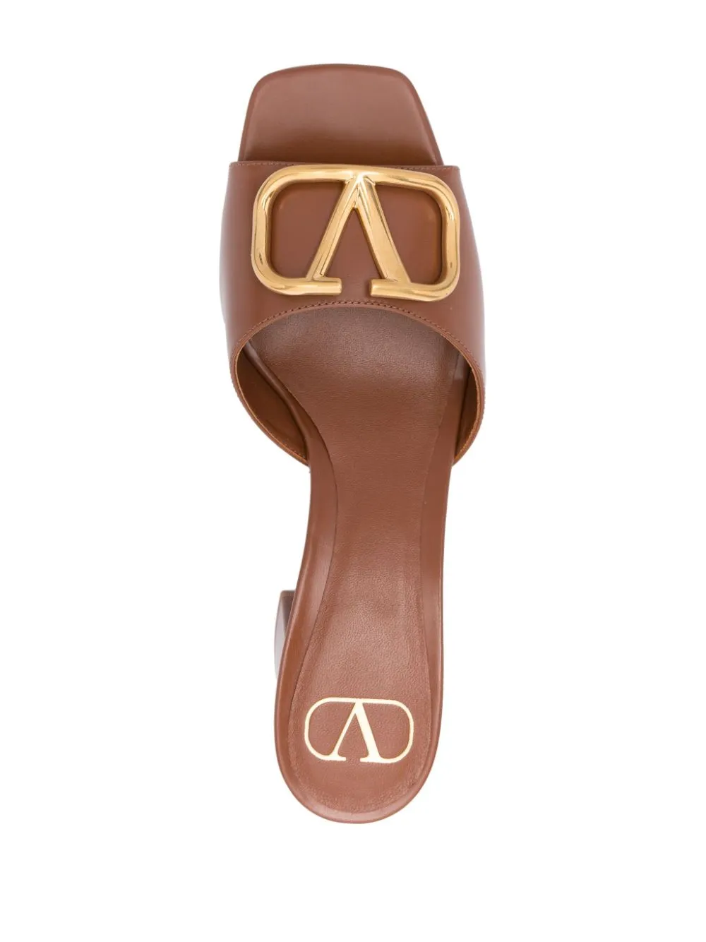 Vlogo signature leather mules