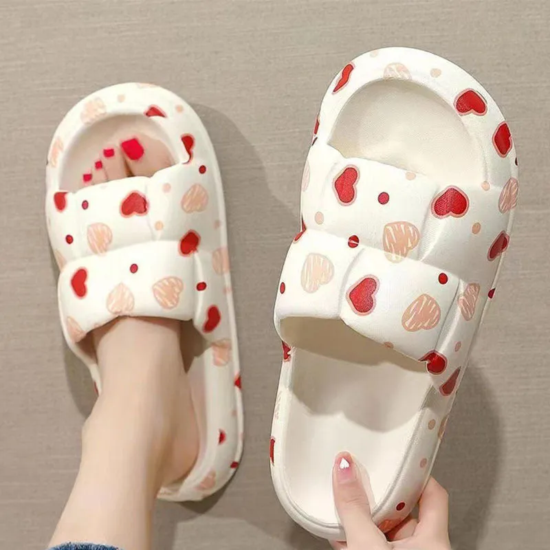 Women Home Shoes Bathroom Slippers Soft Sole Slides Summer Beach Shoes