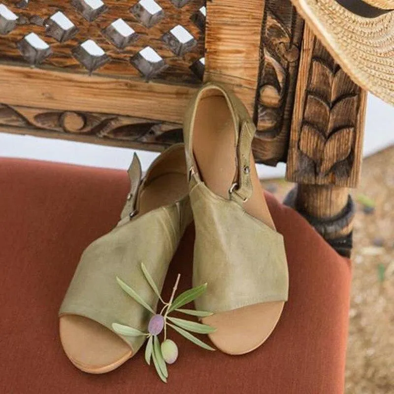 Women Sandals Flip Flops Flats Fashion Wedges Shoes