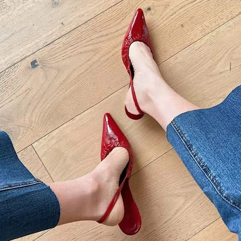 Women sandals heels  pointy head shoes ladies